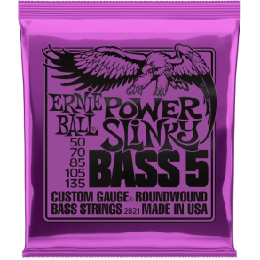 Ernie Ball 2821 5-String Bass Power Slinky Nickel